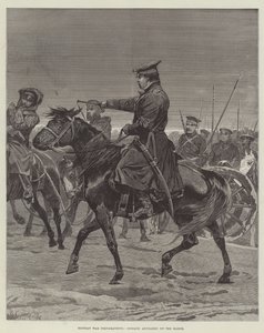 Preparativos para a Guerra da Rússia, Artilharia cossaca no mês de março